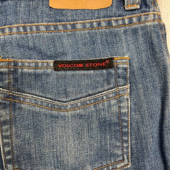 Volcom Stone vintage denim jeans 100% cotton straight leg size 7 skater grunge - Picture 12 of 12